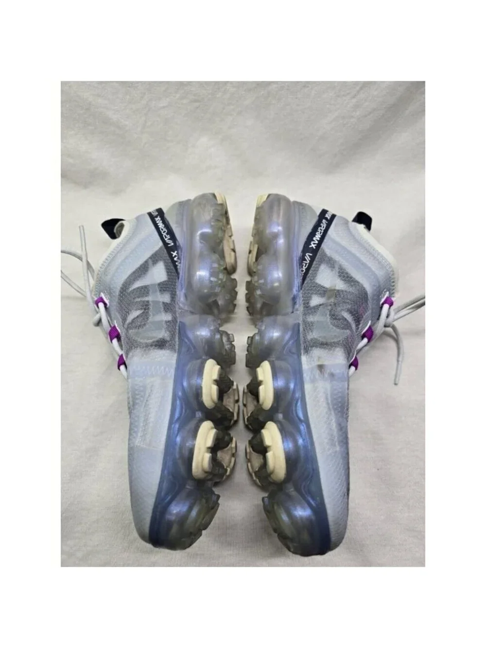 Nike Air VaporMax Football Gray 2019 Running Shoes Sneakers Womens Size 8
